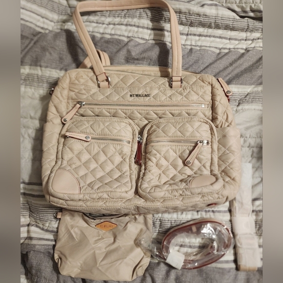 MZ Wallace Bags Mz Wallace Crosby City Bag Tote Mushroom Poshmark